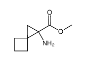 Spiro[2.3]hexane-1-carboxylic acid,1-amino-,methyl ester Structure