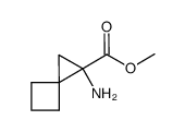 Spiro[2.3]hexane-1-carboxylic acid,1-amino-,methyl ester structure