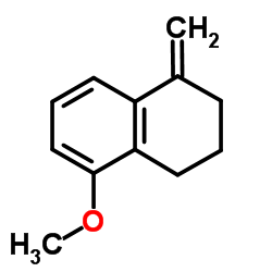 5-Methoxy-1-methylene-1,2,3,4-tetrahydronaphthalene结构式