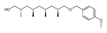 (2S,4R,6S,8S)-9-[(4-methoxybenzyl)oxy]-2,4,6,8-tetramethylnonan-1-ol结构式