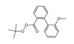 t-butyl 2'-methoxybiphenyl-2-peroxycarboxylate Structure