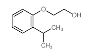 Ethanol,2-[2-(1-methylethyl)phenoxy]- structure