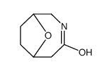 9-oxa-4-azabicyclo[4.2.1]nonan-3-one Structure