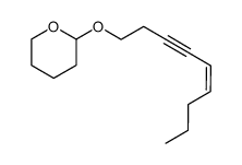 (Z)-1-(2-tetrahydropyranyloxy)-5-nonen-3-yne Structure