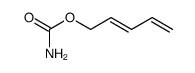 (E)-penta-2,4-dien-1-yl carbamate Structure