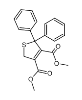 dimethyl 2,2-diphenyl-2,5-dihydrothiophene-3,4-dicarboxylate Structure