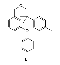 1-(4-Bromophenoxy)-3-((2-(4-methylphenyl)-2-methylpropoxy)methyl)benze ne structure