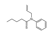 Pentanethioamide,N-phenyl-N-2-propenyl- (9CI)结构式