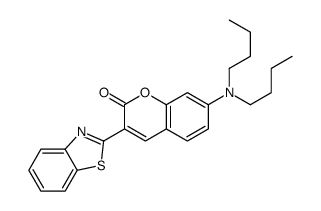 3-(1,3-benzothiazol-2-yl)-7-(dibutylamino)chromen-2-one Structure