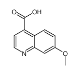 7-甲氧基喹啉-4-甲酸结构式