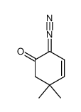 2-Diazo-5,5-dimethyl-3-cyclohexen-1-one结构式