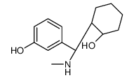 3-[(S)-[(1S,2S)-2-hydroxycyclohexyl]-(methylamino)methyl]phenol结构式