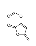 (5-methylidene-2-oxofuran-3-yl) acetate Structure