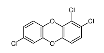 1,2,7-trichlorodibenzo-p-dioxin Structure