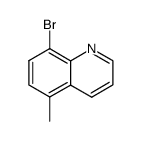 Quinoline, 8-bromo-5-methyl- (9CI) Structure