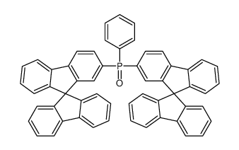 2-[phenyl(9,9'-spirobi[fluorene]-2-yl)phosphoryl]-9,9'-spirobi[fluorene] Structure