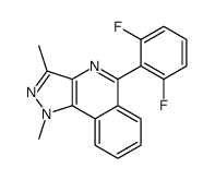 5-(2,6-difluorophenyl)-1,3-dimethylpyrazolo[4,3-c]isoquinoline Structure