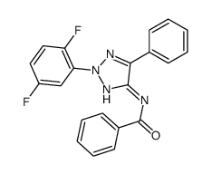 N-[2-(2,5-difluorophenyl)-5-phenyltriazol-4-yl]benzamide Structure