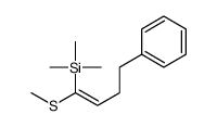 trimethyl-(1-methylsulfanyl-4-phenylbut-1-enyl)silane结构式