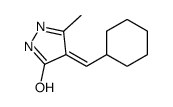 4-(cyclohexylmethylidene)-3-methyl-1H-pyrazol-5-one Structure