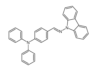 4-(carbazol-9-yliminomethyl)-N,N-diphenylaniline结构式