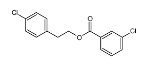 4-chlorophenethyl 3-chlorobenzoate Structure
