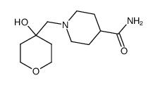 1-[(4-hydroxytetrahydro-2H-pyran-4-yl)methyl]piperidine-4-carboxamide结构式
