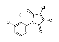 3,4-dichloro-1-(2,3-dichlorophenyl)pyrrole-2,5-dione Structure