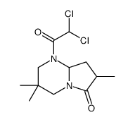 5-(2,2-dichloroacetyl)-3,3,8-trimethyl-1,5-diazabicyclo[4.3.0]nonan-9-one结构式