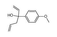 3-(p-methoxyphenyl)-1,5-hexadien-3-ol Structure