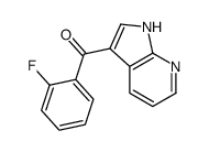 (2-fluorophenyl)-(1H-pyrrolo[2,3-b]pyridin-3-yl)methanone Structure