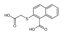 2-carboxymethylsulfanyl-[1]naphthoic acid Structure