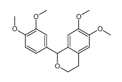 1-(3,4-dimethoxyphenyl)-6,7-dimethoxy-3,4-dihydro-1H-isochromene Structure