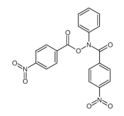 N,O-bis-(4-nitro-benzoyl)-N-phenyl-hydroxylamine结构式