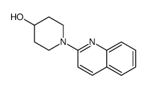 1-(quinolin-2-yl)piperidin-4-ol结构式