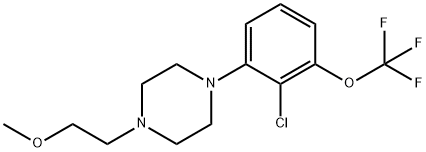 Piperazine, 1-[2-chloro-3-(trifluoromethoxy)phenyl]-4-(2-methoxyethyl)- picture
