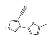 4-(5-methylthiophen-2-yl)-1H-pyrrole-3-carbonitrile结构式