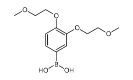 Boronic acid, B-[3,4-bis(2-methoxyethoxy)phenyl] Structure