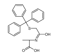 (2S)-2-[(2-tritylsulfanylacetyl)amino]propanoic acid结构式