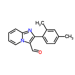 2-(2,4-二甲基苯基)咪唑并[1,2-a]吡啶-3-甲醛结构式