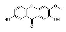 2,7-dihydroxy-3-methoxyxanthen-9-one Structure