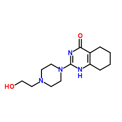 2-[4-(2-Hydroxyethyl)-1-piperazinyl]-5,6,7,8-tetrahydro-4(1H)-quinazolinone结构式