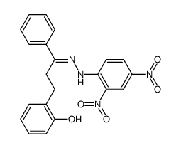 2-{3-[(2,4-Dinitro-phenyl)-hydrazono]-3-phenyl-propyl}-phenol Structure