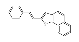 2-(2-phenylethenyl)benzo[g][1]benzothiole结构式