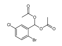 (2-bromo-5-chlorophenyl)methanediyl diacetate Structure