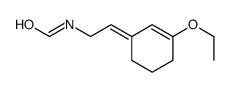 N-[2-(3-ethoxycyclohex-2-en-1-ylidene)ethyl]formamide结构式