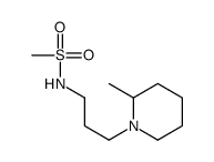N-[3-(2-methylpiperidin-1-yl)propyl]methanesulfonamide Structure