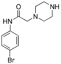 N-(4-BROMOPHENYL)-2-PIPERAZIN-1-YLACETAMIDE Structure