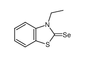 3-Ethyl-2(3H)-benzothiazolselon结构式