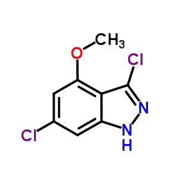 3,6-DICHLORO-4-METHOXYINDAZOLE结构式